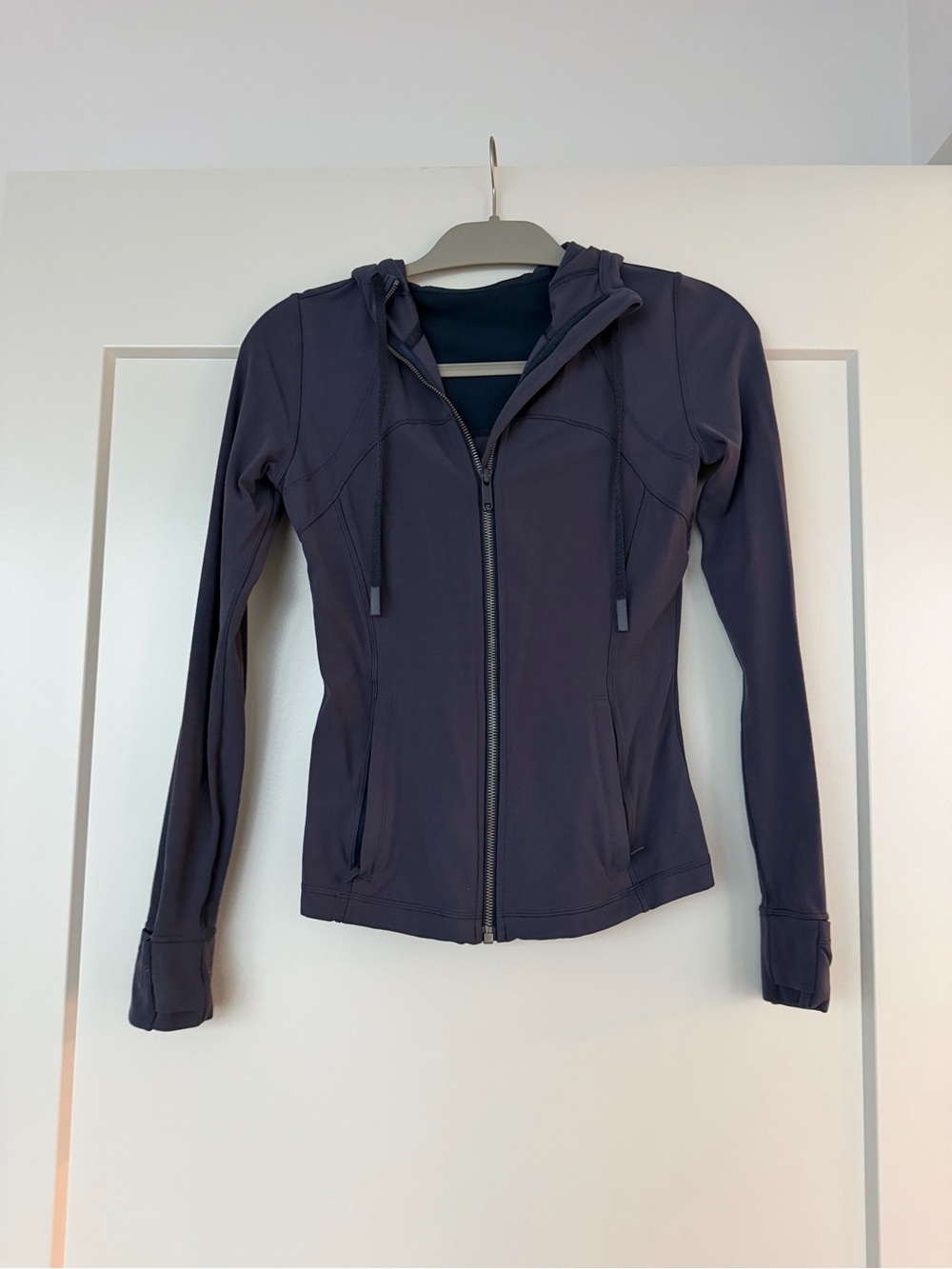 lululemon athletica Deep Navy Full-Zip Hooded Bomber Jacket